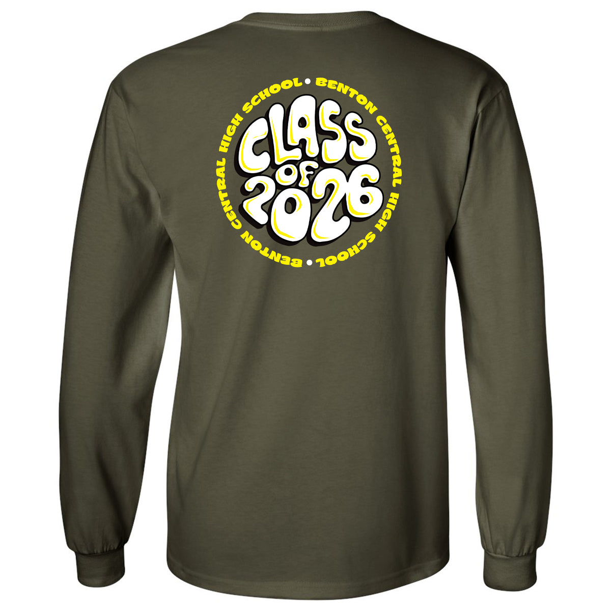 26SS CLASS クラス COTTON HIGH GAUGE JERSEY Class of 26' Longsleeve T-shirt – Reinforcements Design