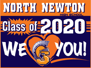 18 "x 24" North Newton Senior Yard Sign