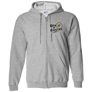 City of Rensselaer Full Zip Hooded Sweatshirt