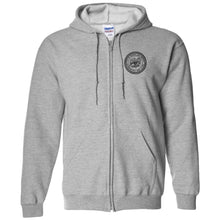 City of Rensselaer Seal Embroidered Full Zip Hooded Sweatshirt