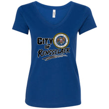 City of Renssealer Women's V-Neck T-Shirt