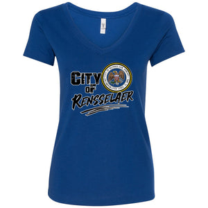City of Renssealer Women's V-Neck T-Shirt