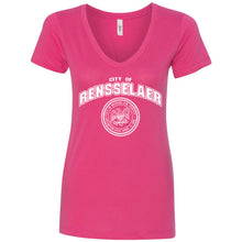 City of Renssealer Women's V-Neck T-Shirt