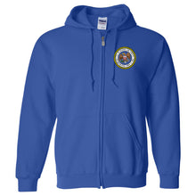 City of Rensselaer Seal Full Zip Hooded Sweatshirt