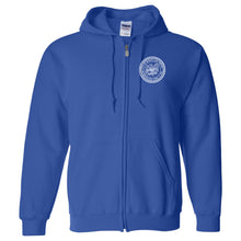 City of Rensselaer Seal Embroidered Full Zip Hooded Sweatshirt