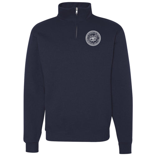 City of Rensselaer Seal Embroidered Quarter-Zip Sweatshirt