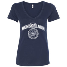 City of Renssealer Women's V-Neck T-Shirt