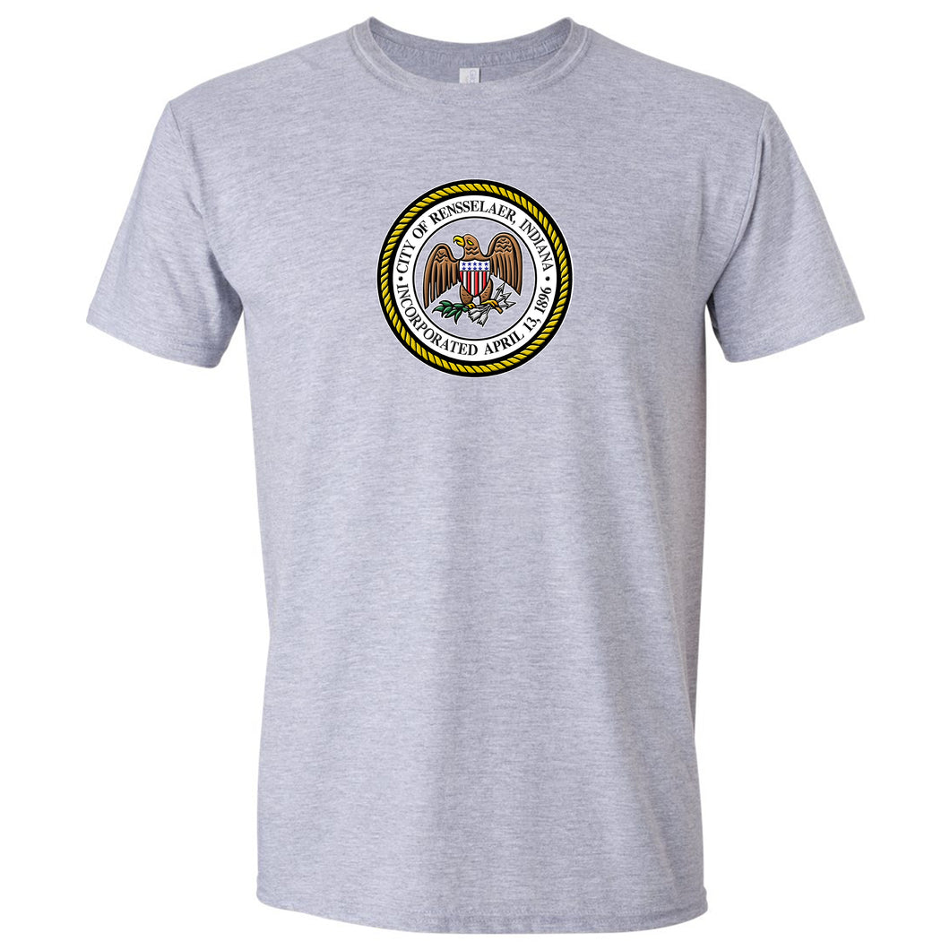 City of Rensselaer Seal Softstyle T-shirt