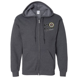 City of Rensselaer Full Zip Hooded Sweatshirt
