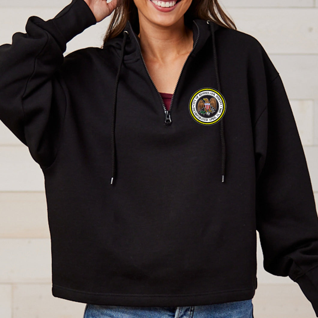 City of Rensselaer Women's Quarter Zip Hoodie