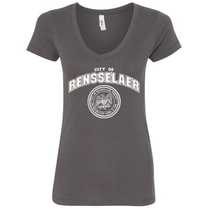 City of Renssealer Women's V-Neck T-Shirt