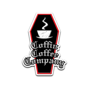 Coffin Coffee Sticker