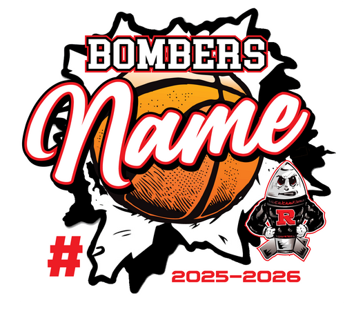 Bomber Basketball Magnet