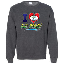 I Love Our Parks Crewneck Sweatshirt
