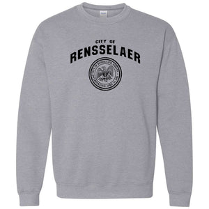 City of Rensselaer Seal Embroidered Crewneck Sweatshirt