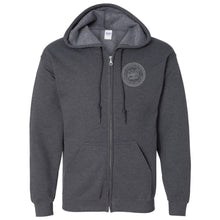 City of Rensselaer Seal Embroidered Full Zip Hooded Sweatshirt