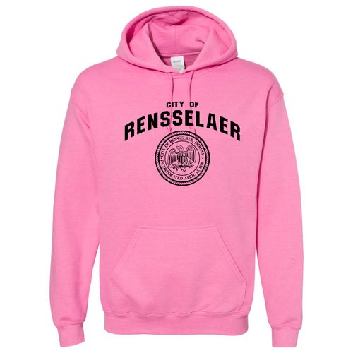City of Rensselaer Seal Embroidered Hooded Sweatshirt