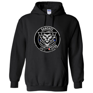 Sanchez Jiu Jitsu Hooded Sweatshirt (Large Front Only)