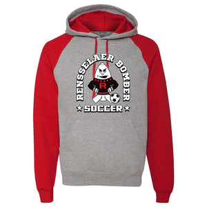Rensselaer Soccer Colorblock Hooded Sweatshirt