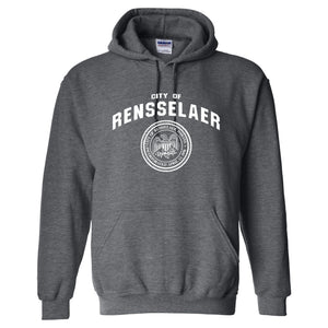 City of Rensselaer Seal Embroidered Hooded Sweatshirt