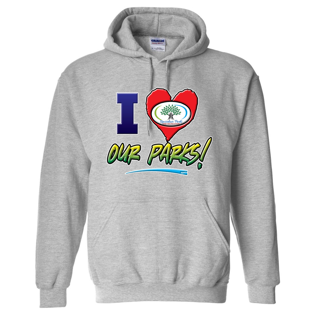 I Love Our Parks Hooded Sweatshirt