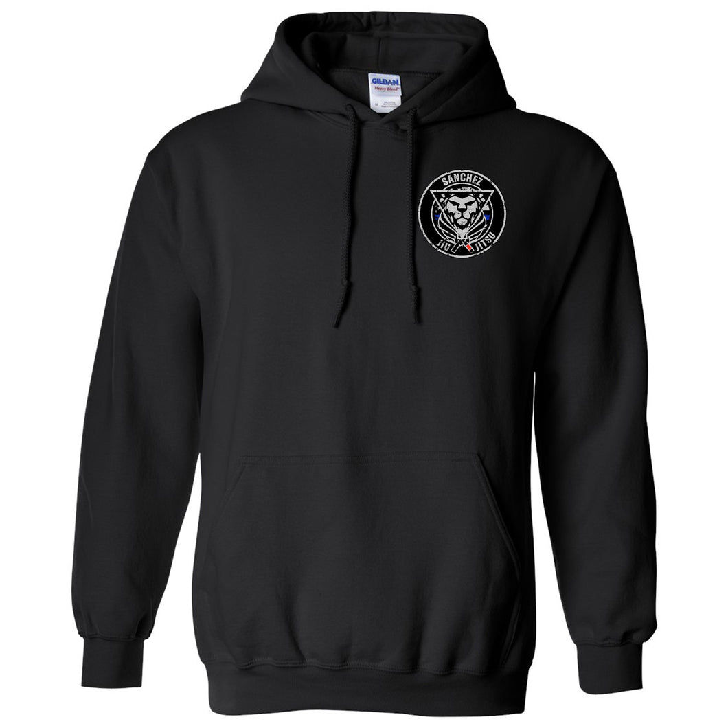 Sanchez Jiu Jitsu Hooded Sweatshirt (Left Chest Only)