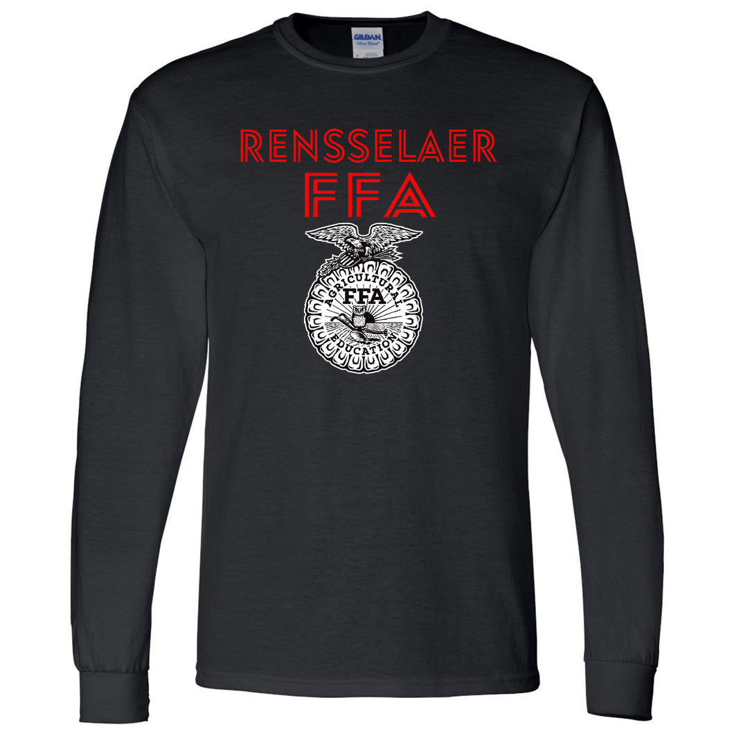 Rensselaer FFA Longsleeve T-shirt (Black)