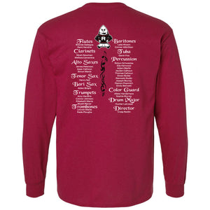 Bomber Brigade Cardinal Longsleeve T-shirt