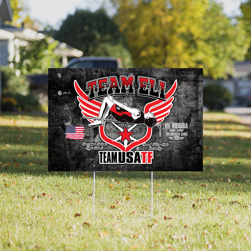 Team Eli Yard Sign