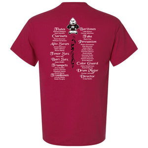 Bomber Brigade Cardinal T-shirt