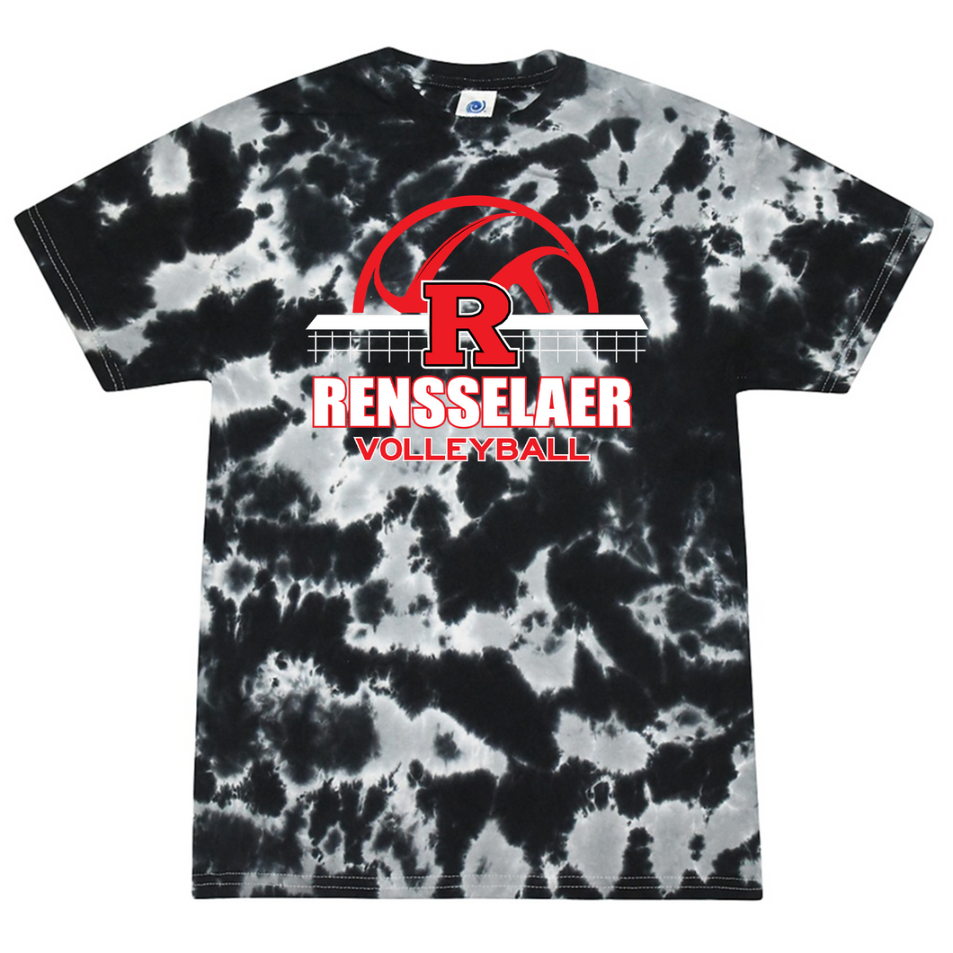 Rensselaer Volleyball Tie Dye T-shirt