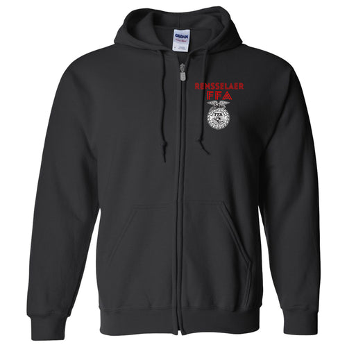 Rensselaer FFA Full-Zip Sweatshirt T-shirt (Black)