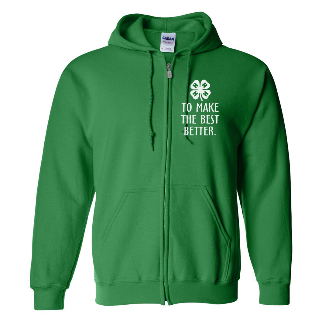 Benton County 4H Full Zip Sweatshirt
