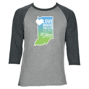 Love Where You Live Baseball Tee
