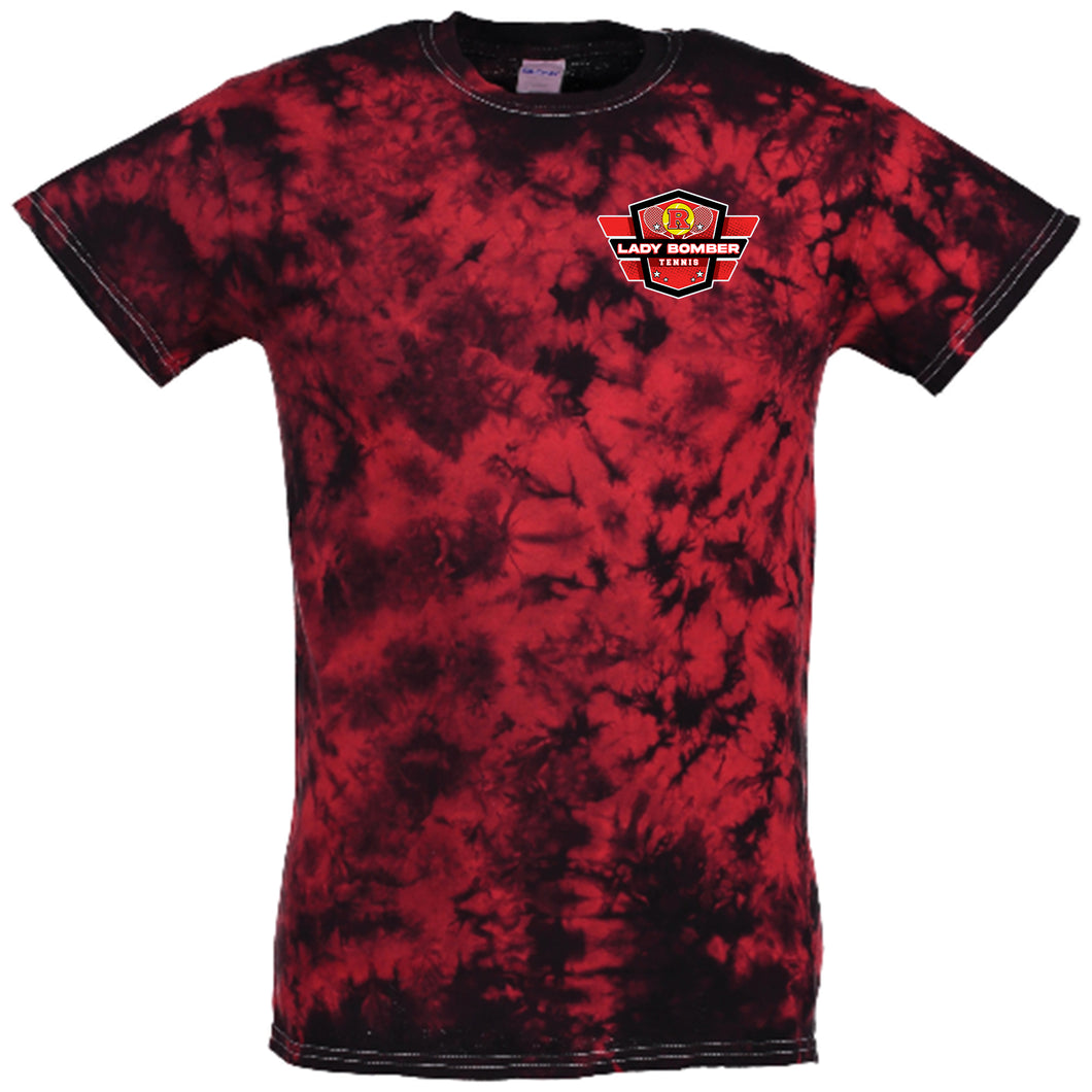 Lady Bomber Tennis Tie-Dye T-shirt (Left Chest)