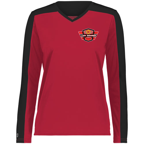 Lady Bomber Tennis Performance Long Sleeve (Left Chest)