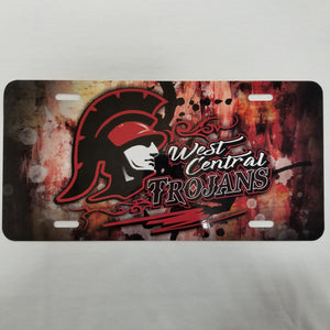 West Central License Plate