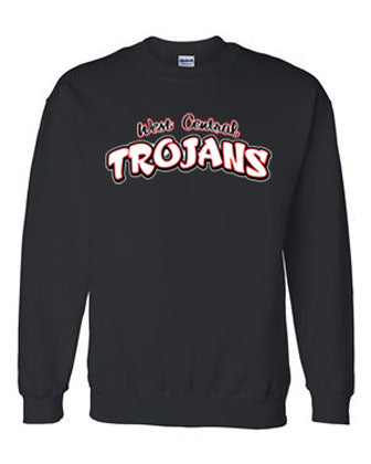 Trojan Text Crewneck Sweatshirt