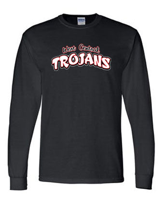 Trojan Text Long Sleeve T-Shirt