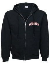 Trojan Text Zip-Up Hoodie